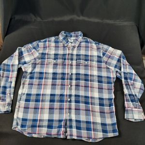 Old Navy flannel button down shirt size XXL